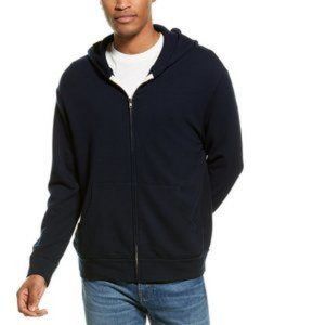 Mens Monrow Black Full Zip Hoodie Sweatshirt S *